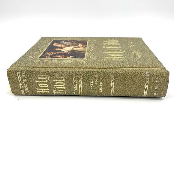 Copyright 1971 Ornate Holy Bible King James Master Reference Heirloom Edition - Picture 3 of 16
